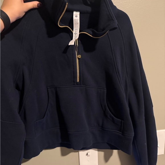 Lululemon Navy Funnel-Neck Half Zip - Picture 2 of 2